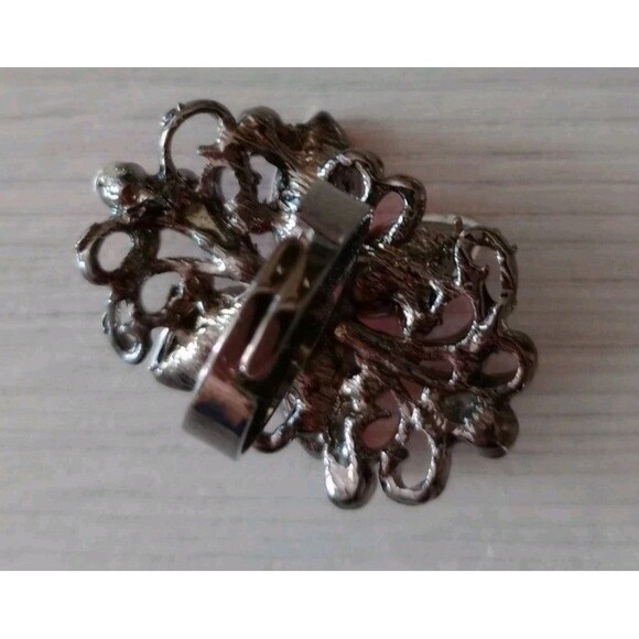 Lot Of 6 Women's Adjustable Costume Jewelry With Ring Holder Boho Butterfly Oval - Picture 5 of 5